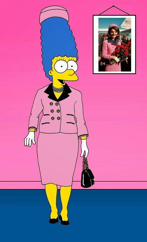 marge simpson pink chanel suit.